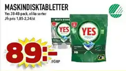 Nya Pulsen YES Maskindisktabletter erbjuda