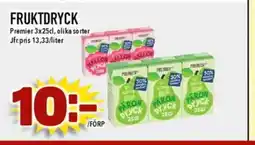 Nya Pulsen PREMIER Fruktdryck erbjuda