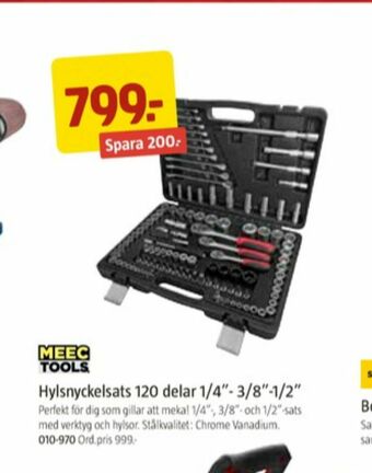 Jula Meec Tools Hylsnyckelsats erbjuda