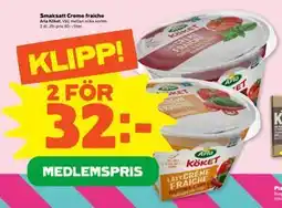 Stora Coop Smaksatt Creme fraiche, Medlemspris erbjuda