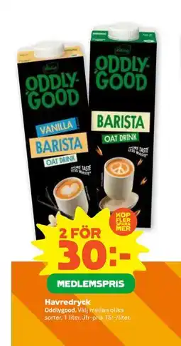 Stora Coop Havredryck, Medlemspris erbjuda