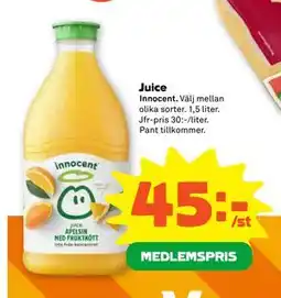 Stora Coop Juice, Medlemspris erbjuda