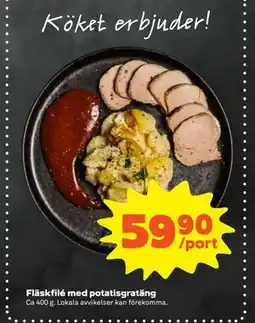 Stora Coop Fläskfilé med potatisgratäng, SEK 59.9 erbjuda