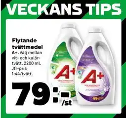 Stora Coop Flytande tvättmedel, SEK 79 erbjuda
