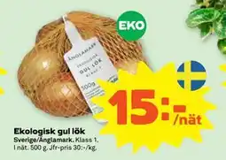 Stora Coop Ekologisk gul lök, SEK 15 erbjuda