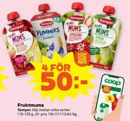 Stora Coop Fruktmums, SEK 50 erbjuda