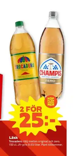 Stora Coop Läsk, SEK 25 erbjuda