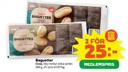 Stora Coop Baguetter, Medlemspris erbjuda