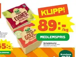 Stora Coop Ost familjefavoriter, Medlemspris erbjuda