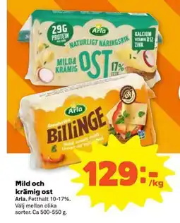 Stora Coop Mild och krämig ost, SEK 129 erbjuda