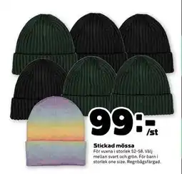 Stora Coop Stickad mössa, SEK 99 erbjuda