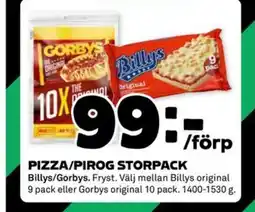 Coop Pizza/pirog storpack erbjuda