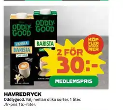 Coop Oddlygood Havredryck erbjuda
