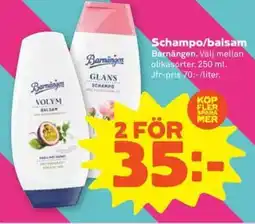 Coop Barnängen Schampo/balsam erbjuda