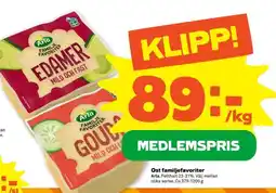 Coop ARLA Ost familjefavoriter erbjuda
