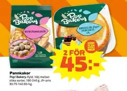 Coop Pop! Bakery Pannkakor erbjuda