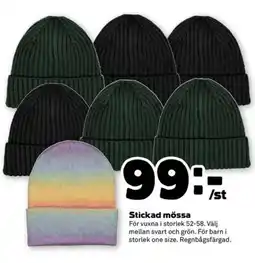 Coop Stickad mössa erbjuda