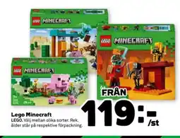Coop LEGO Minecraft erbjuda