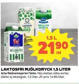Coop Laktosfri mjölkdryck erbjuda