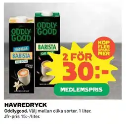 Coop Oddlygood Havredryck erbjuda