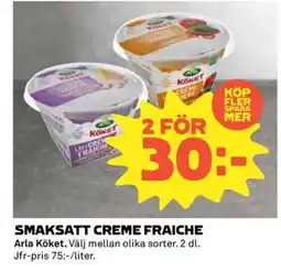 Coop Arla Köket Smaksatt creme fraiche erbjuda
