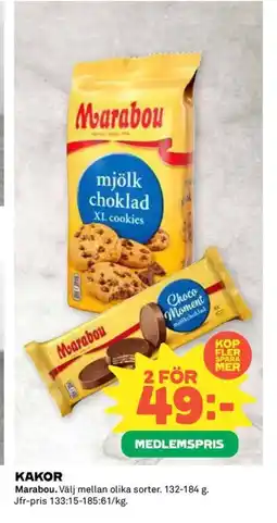 Coop Marabou Kakor erbjuda