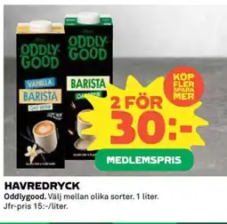 Coop Oddlygood Havredryck erbjuda