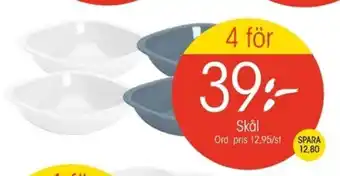 EKO Skål 4st erbjuda