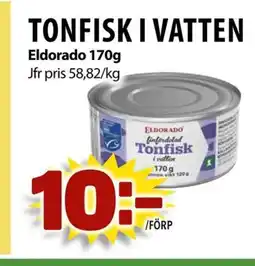 Matvärlden Tensta ELDORADO Tonfisk i vatten erbjuda