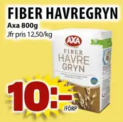 Matvärlden Tensta AXA Fiber havregryn erbjuda