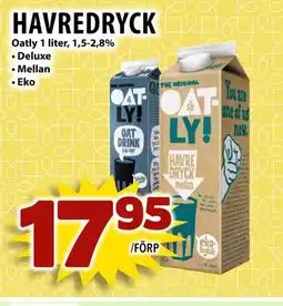 Matvärlden Tensta Oatly Havredryck erbjuda