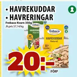 Matvärlden Tensta Frebaco Kvarn Havrekuddar • havreringar erbjuda