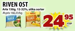 Matvärlden Tensta ARLA Riven ost erbjuda