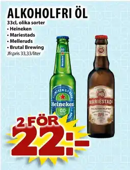 Matvärlden Tensta Alkoholfri öl erbjuda