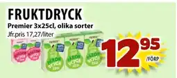 Matvärlden Tensta PREMIER Fruktdryck erbjuda