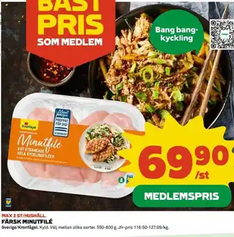 Coop Färsk minutfilé erbjuda