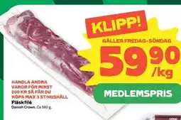 Coop Fläskfilé erbjuda
