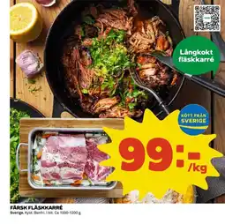 Coop Färsk fläskkarré erbjuda