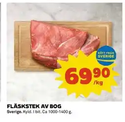 Coop Fläskstek av bog erbjuda