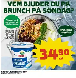 Coop ARLA Köket Grekisk/turkisk yoghurt erbjuda