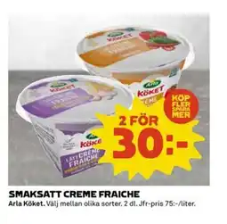 Coop ARLA Köket Smaksatt creme fraiche erbjuda