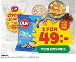 Coop OLW Snacks erbjuda
