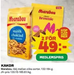 Coop Marabou Kakor erbjuda