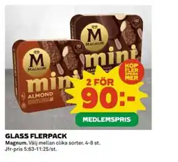 Coop MAGNUM Glass flerpack erbjuda
