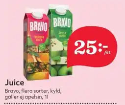 Hemköp BRAVO Juice erbjuda