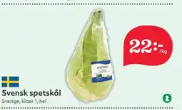 Hemköp Svensk spetskål erbjuda