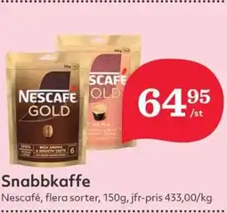 Hemköp Nescafé Snabbkaffe erbjuda