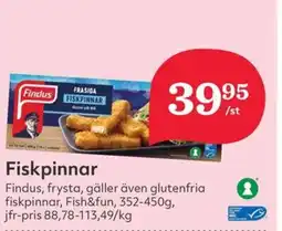 Hemköp Findus Fiskpinnar erbjuda