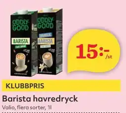 Hemköp Valio Barista havredryck erbjuda