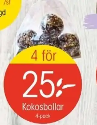 EKO Kokosbollar 4st erbjuda